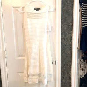 New French Connection Women Dress Size 2 White